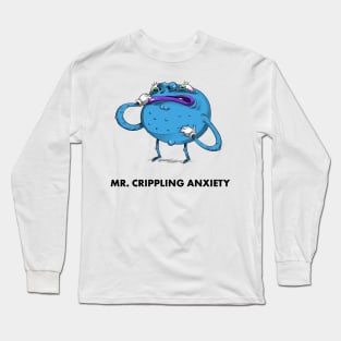Mr Men Grown Up - Crippling Anxiety Long Sleeve T-Shirt